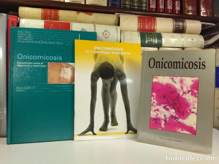 Libri di seconda mano: Lote 3 t&iacute;tulos relacionados con la ONICOMICOSIS. VV.AA. R. Baran / M. Lecha Carralero.