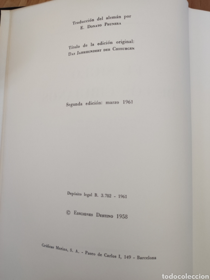Libros de segunda mano: El siglo de los cirujanos - Foto 4