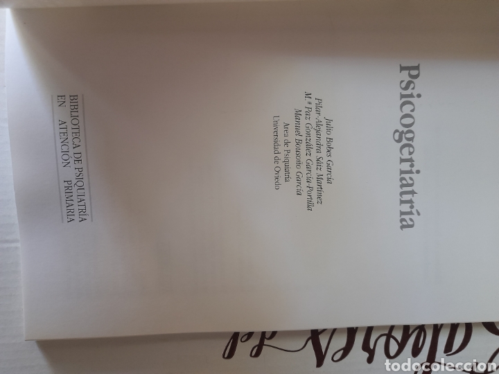 Libros de segunda mano: PSICOGERIATRIA - Foto 2
