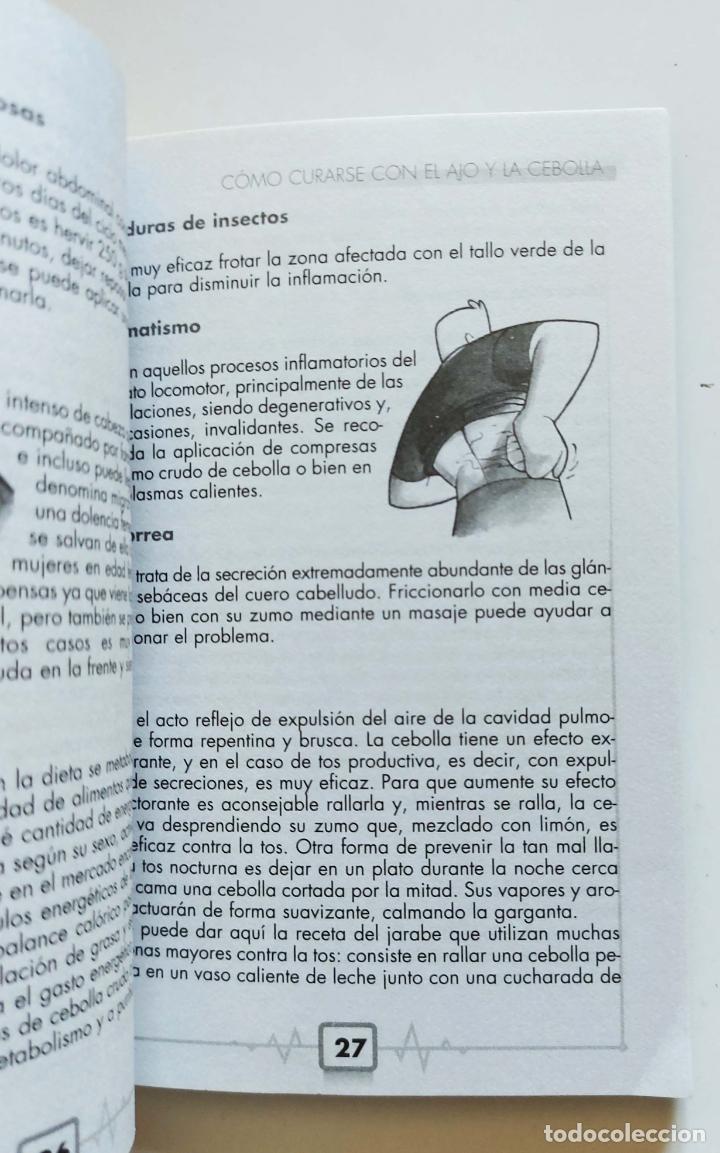 Libros de segunda mano: Como curarse con el ajo y la cebolla | Sofia Vilches | Servilibro Ediciones - Foto 4
