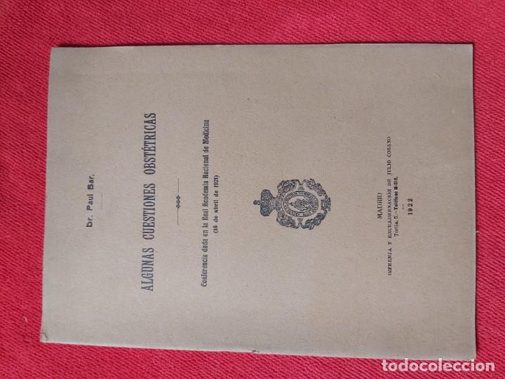 Livros em segunda m&atilde;o: ALGUNAS CUESTIONES OBST&Eacute;TRICAS. MEDICINA.