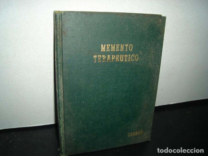Gebrauchte B&uuml;cher: 10- MEMENTO TERAP&Eacute;UTICO - LABORATORIOS CARNOT