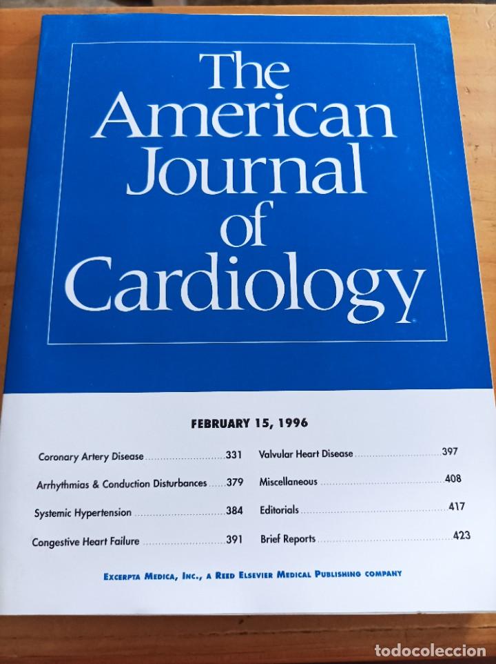 Second hand books: THE AMERICAN JOURNAL OF CARDIOLOGY, FEBRUARY 15,1996.VER &Iacute;NDICE.