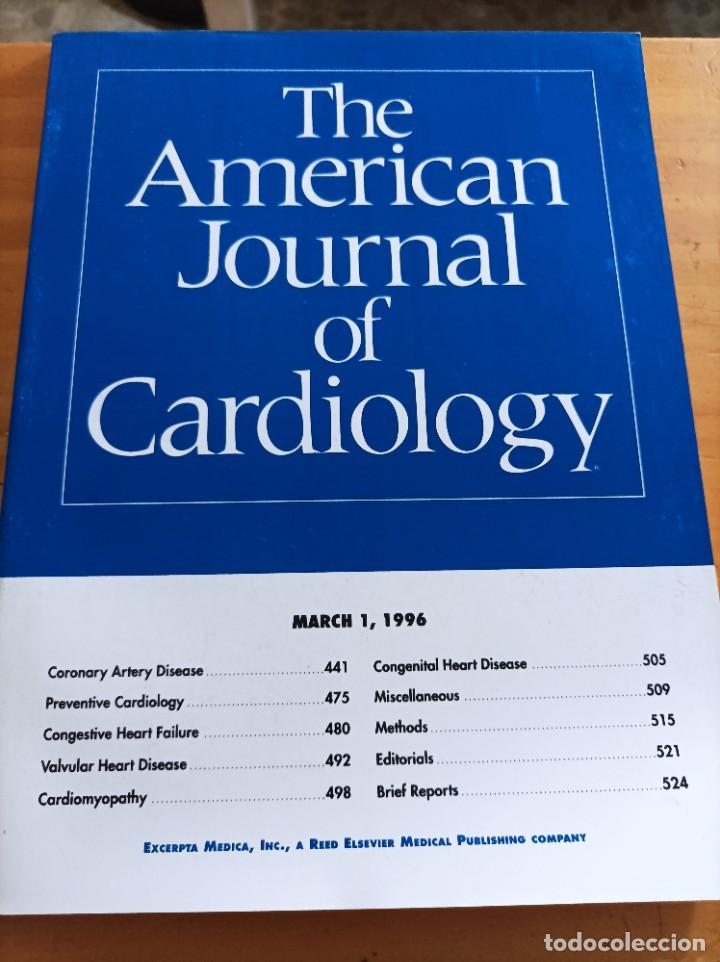 Second hand books: THE AMERICAN JOURNAL OF CARDIOLOGY, MARCH 1,1996.VER &Iacute;NDICE.