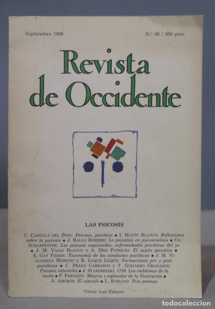 Libros de segunda mano: REVISTA DE OCCIDENTE. LAS PSICOSIS. 88 - Foto 1