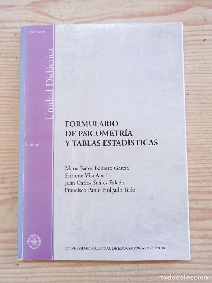 Gebrauchte B&uuml;cher: Formulario De Psicometria Y Tablas Estadisticas - 2010