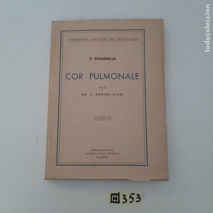 Libros de segunda mano: Cor Pulmonale - Foto 1