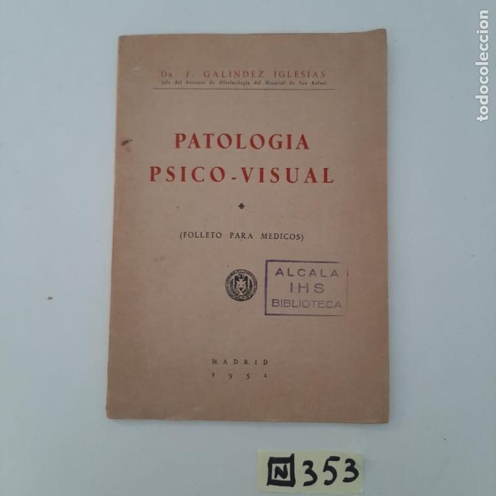 Libros de segunda mano: Patolog&iacute;a Psico Visual - Foto 1