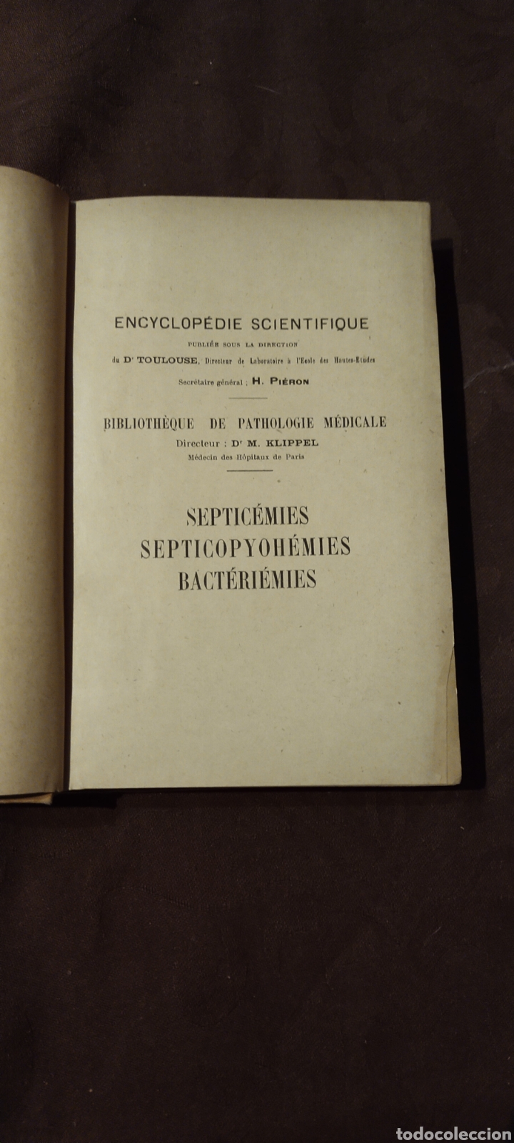 Libros de segunda mano: Septicemies septicopyohemies bacteriemies - Foto 4
