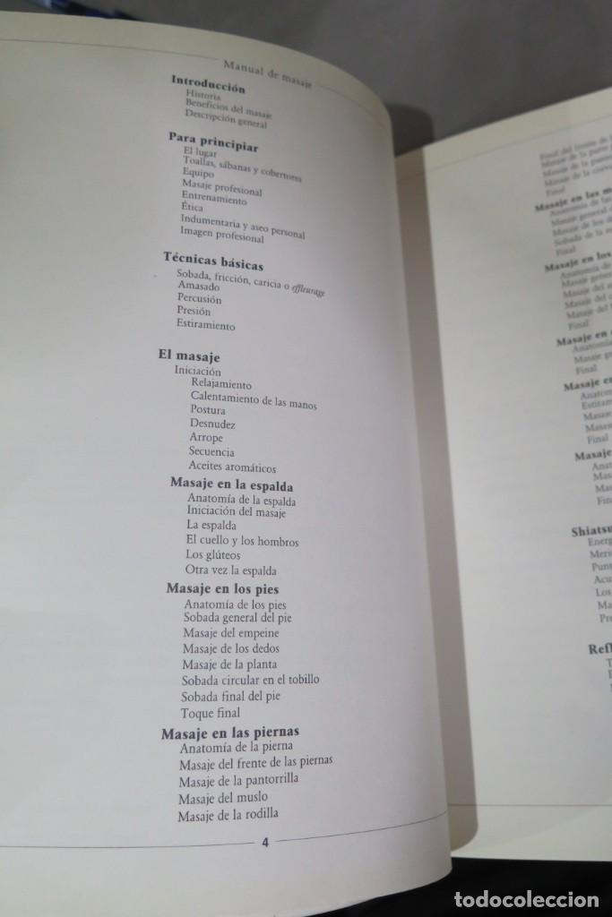 Libros de segunda mano: Manual de masaje. Una gu&iacute;a paso a paso - Foto 2