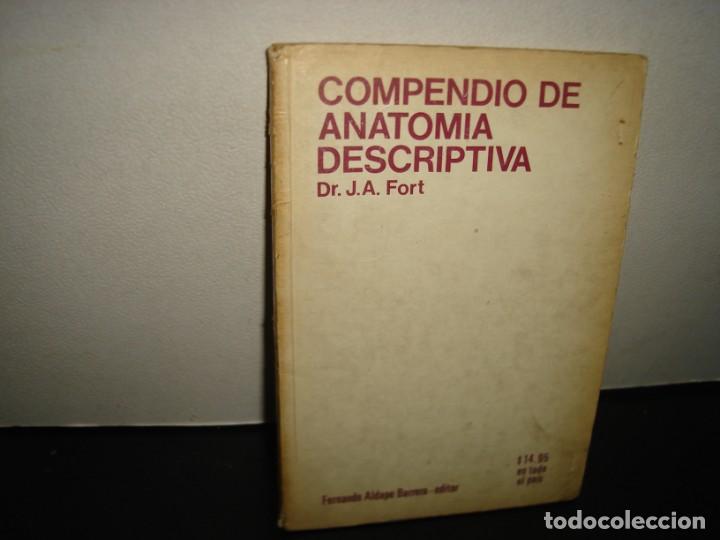 Libros de segunda mano: 34- COMPENDIO DE ANATOM&Iacute;A DESCRIPTIVA - DR. J. A. FORT - Foto 1