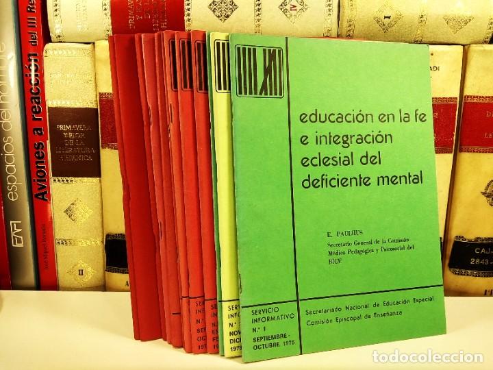 Gebrauchte B&uuml;cher: 12 Vol&uacute;menes del SERVICIO INFORMATIVO del Secretariado Nacional de Educaci&oacute;n Especial. A&ntilde;o 1975
