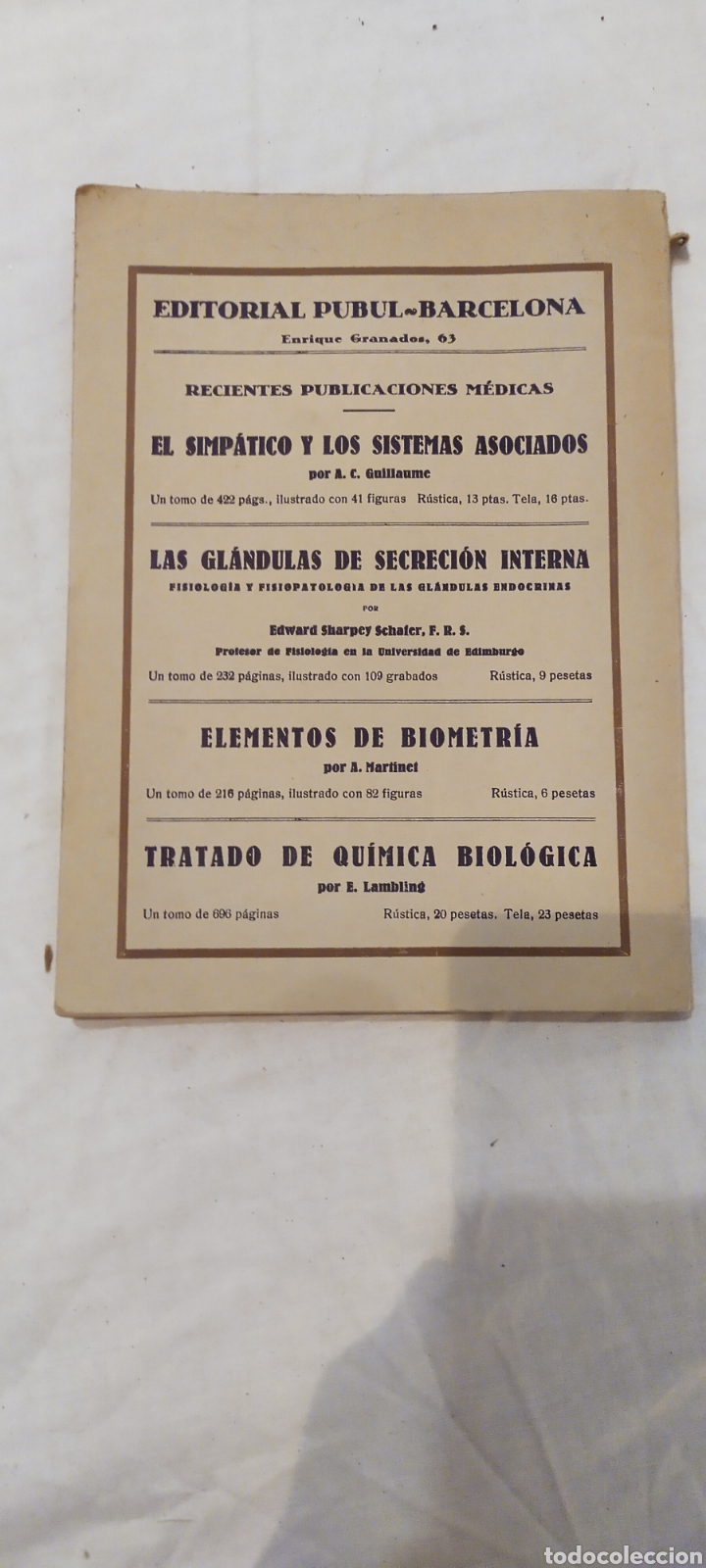 Libros de segunda mano: La secreciones internas - Foto 2