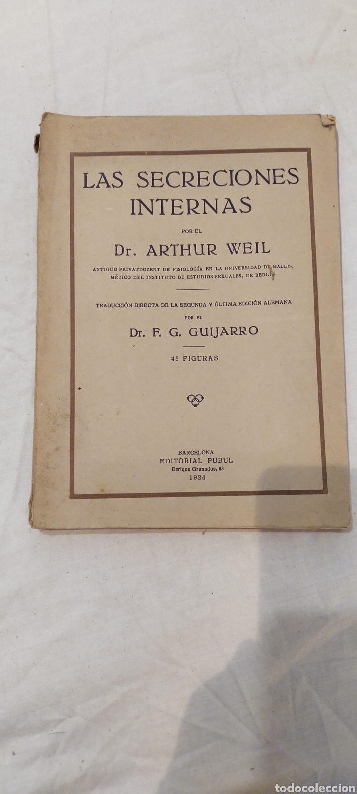Libros de segunda mano: La secreciones internas - Foto 1