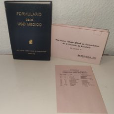 Libros de segunda mano: FORMULARIO PARA USO MEDICO M.I.C.O.F. / MEDICINA - PARA USO DE FARMACÉUTICOS, MÉDICOS Y VETERINARIOS. Lote 358764450