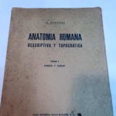 Libros de segunda mano: H. ROUVIERE ANATOMIA HUMANA, DESCRIPTIVA Y TOPOGRÁFICA 2 TOMOS SA10786