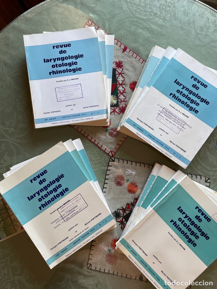 Libros de segunda mano: REVUE DE LARYNGOLOGIE, OTOLOGIE, RHINOLOGIE (E.J. MOURE)