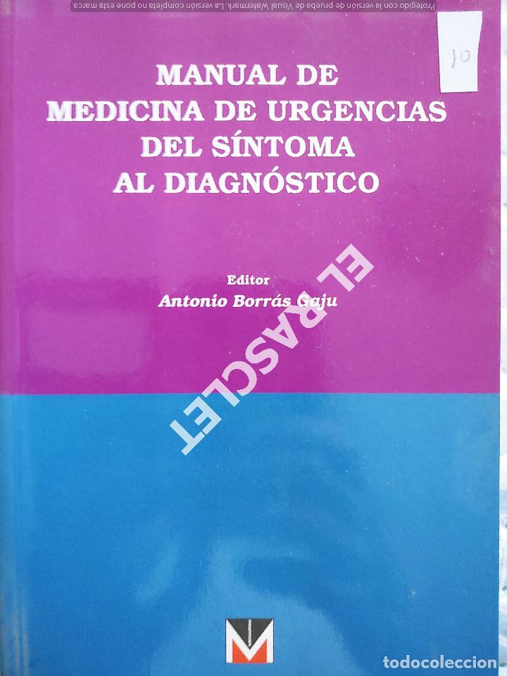 Second hand books: MANUAL DE MEDICINA DE URGENCIAS DEL SINTOMA AL DIAGN&Oacute;STICO - ANTONIO BORR&Aacute;S