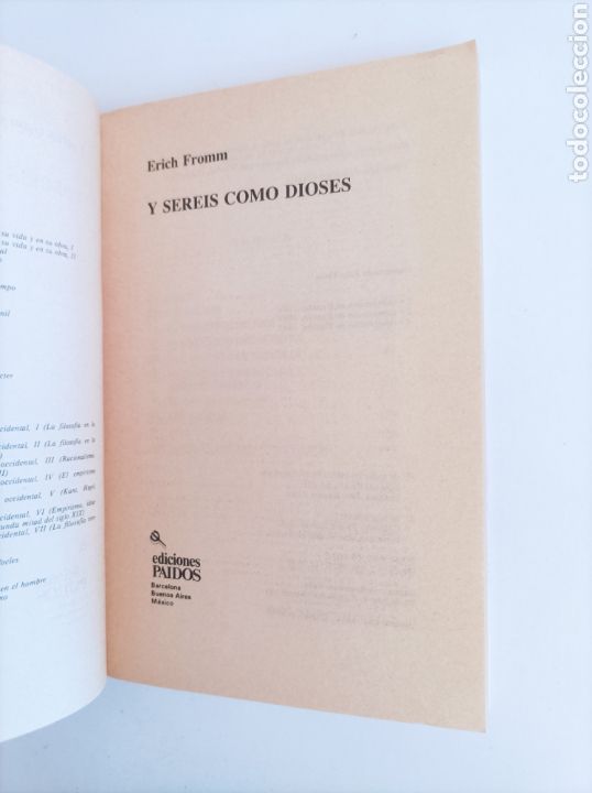 Libros de segunda mano: Eric Fromm. Y ser&eacute;is como dioses + El arte de amar. 2 libros - Foto 4