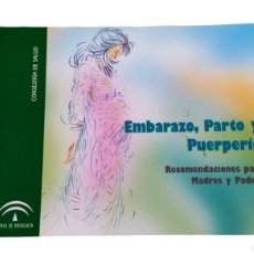 Libros de segunda mano: EMBARAZO PARTO Y PUERPERIO JUNTA DE ANDALUCÍA RECOMENDACIONES PARA MADRES Y PADRES 2006. Lote 365895236