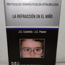 Libros de segunda mano: PROTOCOLOS TERAPÉUTICOS EN OFTALMOLOGÍA LA RETRACCIÓN EN EL NIÑO/ J.C.CASTIELLA/ J.C. PASTOR / 1A ED. Lote 366429456