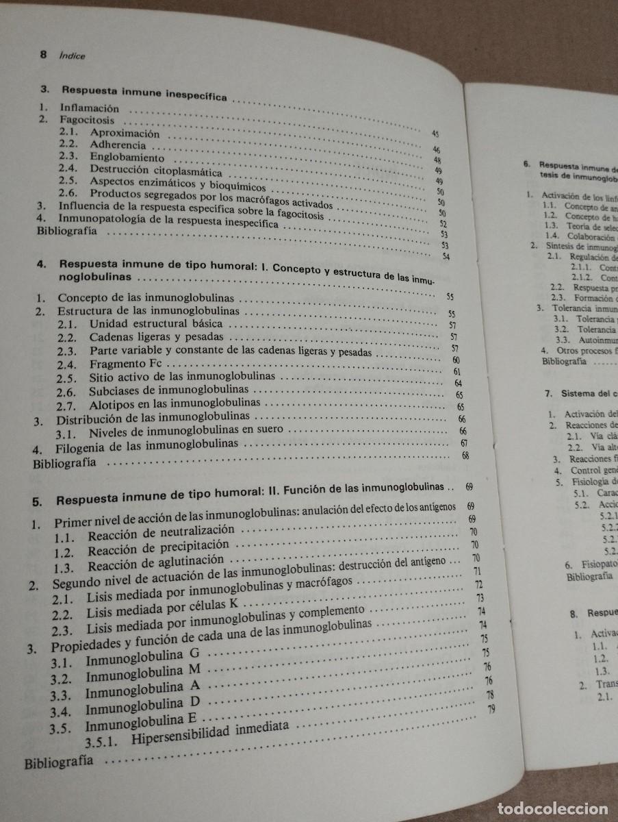 Libros de segunda mano: INMUNOLOG&Iacute;A (JOS&Eacute; PE&Ntilde;A MART&Iacute;NEZ) - Foto 5