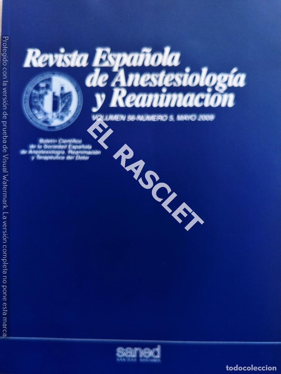 Second hand books: ANTIG&Uuml;A REVISTA ESPA&Ntilde;OLA DE ANESTESIOLOGIA Y REAMIMACION -N&ordm; 5 - MAYO 2009