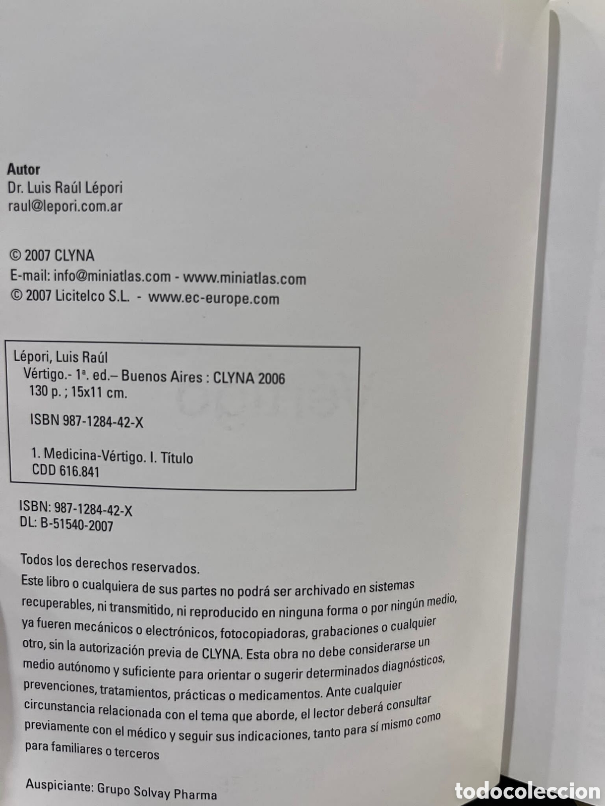 Libros de segunda mano: V&eacute;rtigo. Miniatlas. Descatalogado - Foto 2