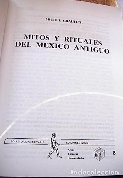 Libros de segunda mano: MITOS Y RITUALES DEL MEXICO ANTIGUO. - Foto 3