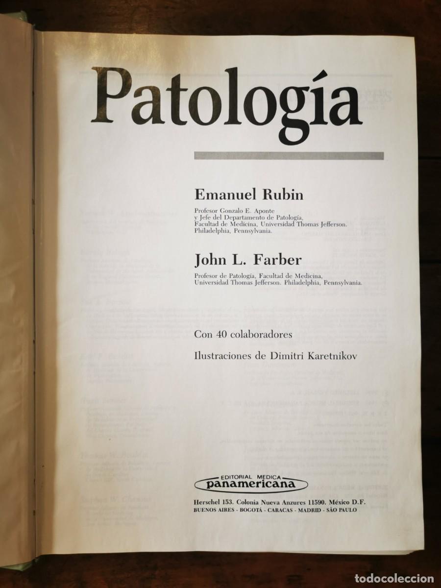 Libros de segunda mano: RUBIN, Emanuel. Patolog&iacute;a - Foto 2