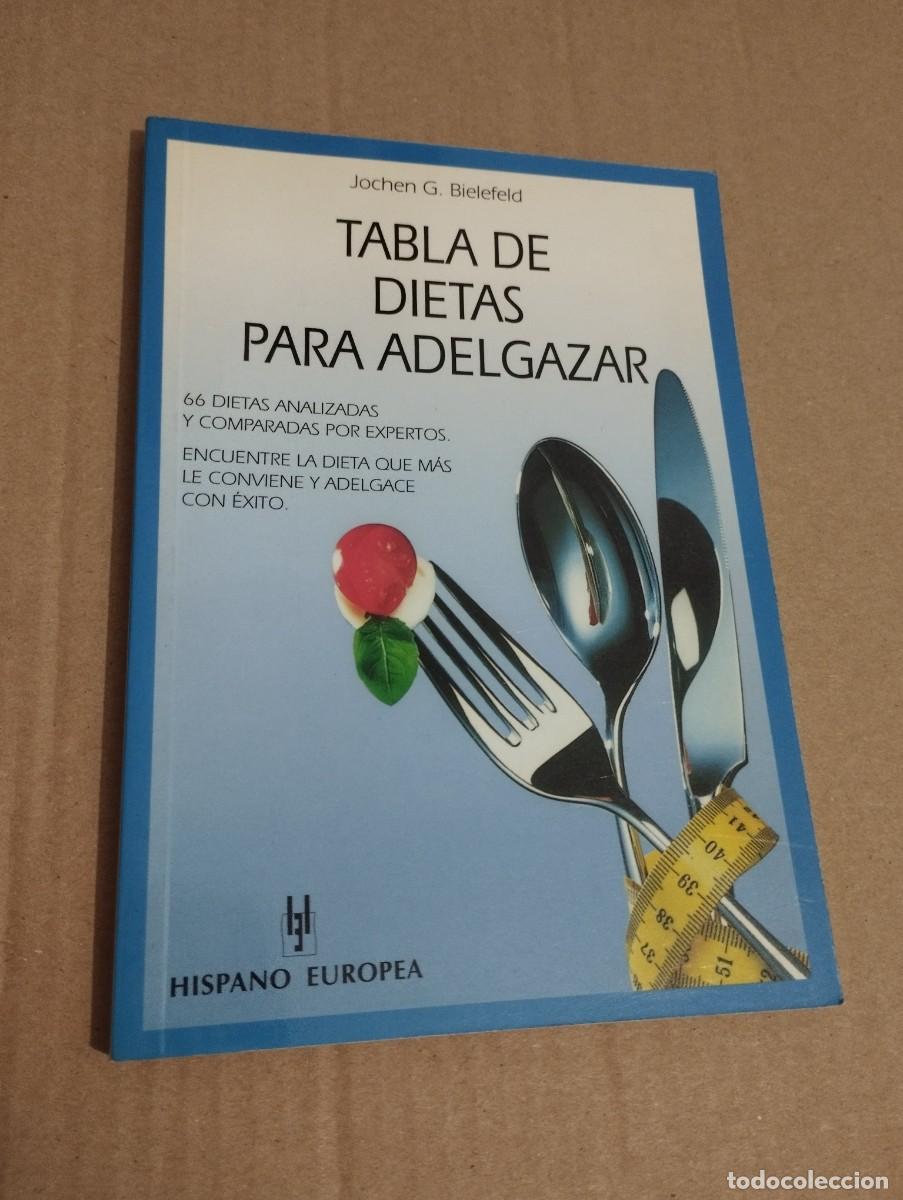 Livros em segunda m&atilde;o: TABLA DE DIETAS PARA ADELGAZAR (JOCHEN G. BIELEFELD)
