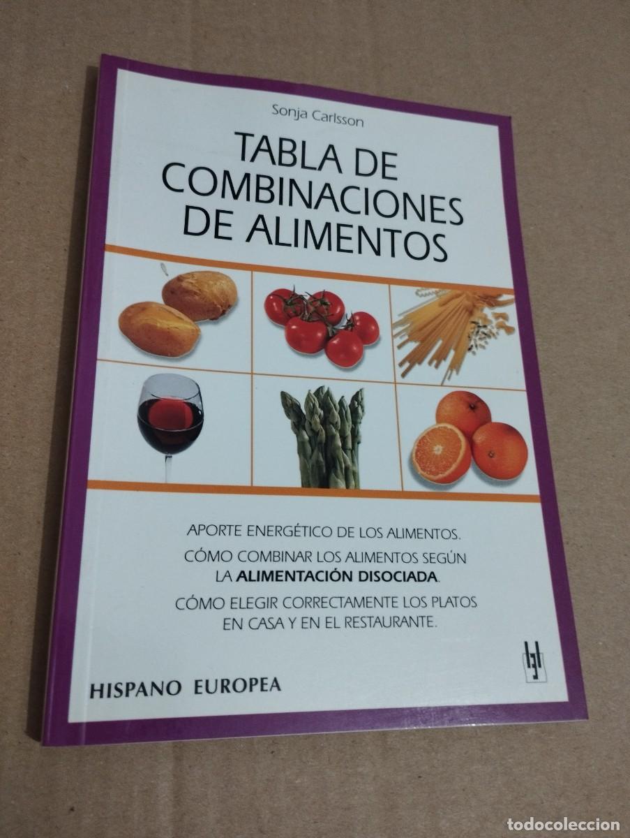 Libros de segunda mano: TABLA DE COMBINACIONES DE ALIMENTOS (SONJA CARLSSON) - Foto 1