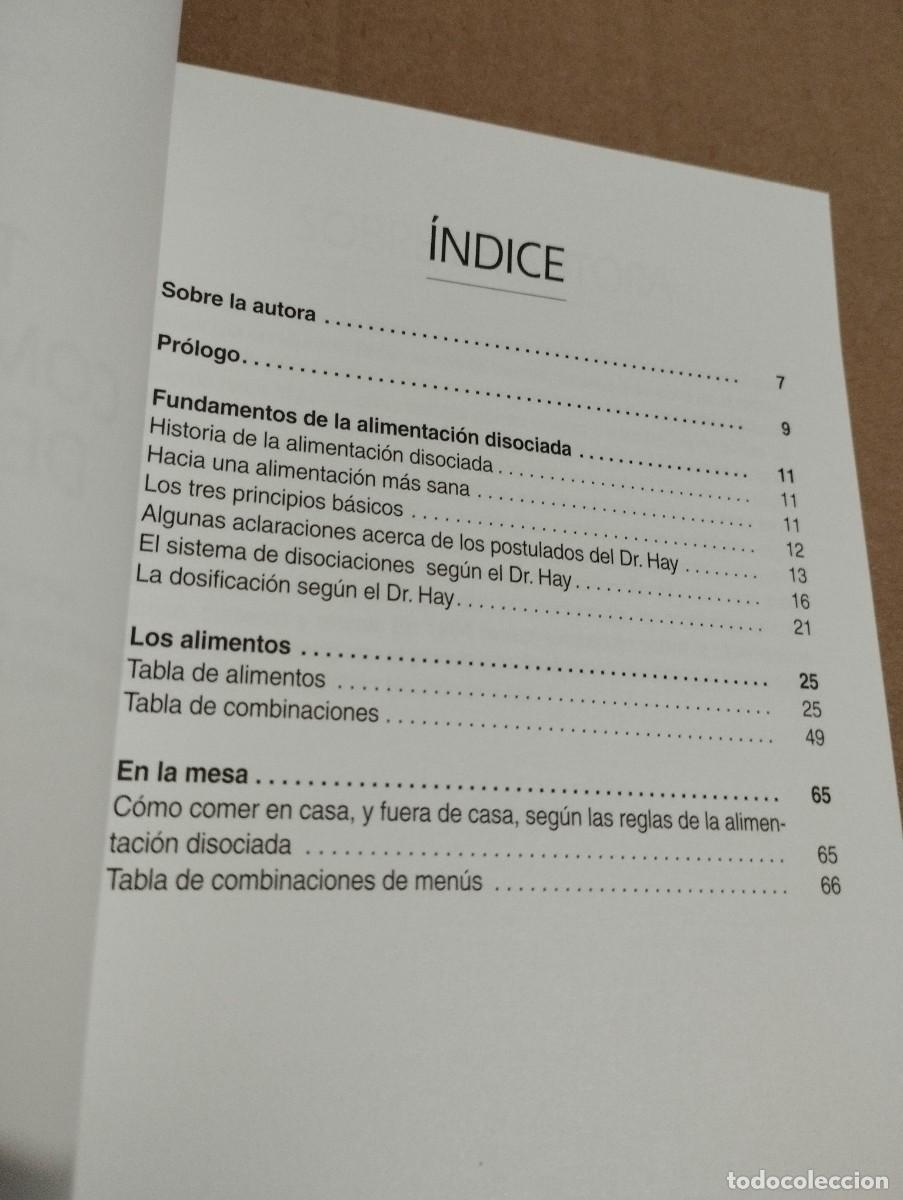 Libros de segunda mano: TABLA DE COMBINACIONES DE ALIMENTOS (SONJA CARLSSON) - Foto 3