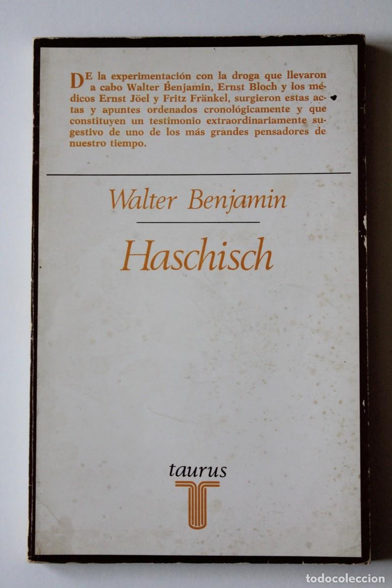 Libros de segunda mano: Walter Benjamin - Haschisch - Taurus - Foto 2