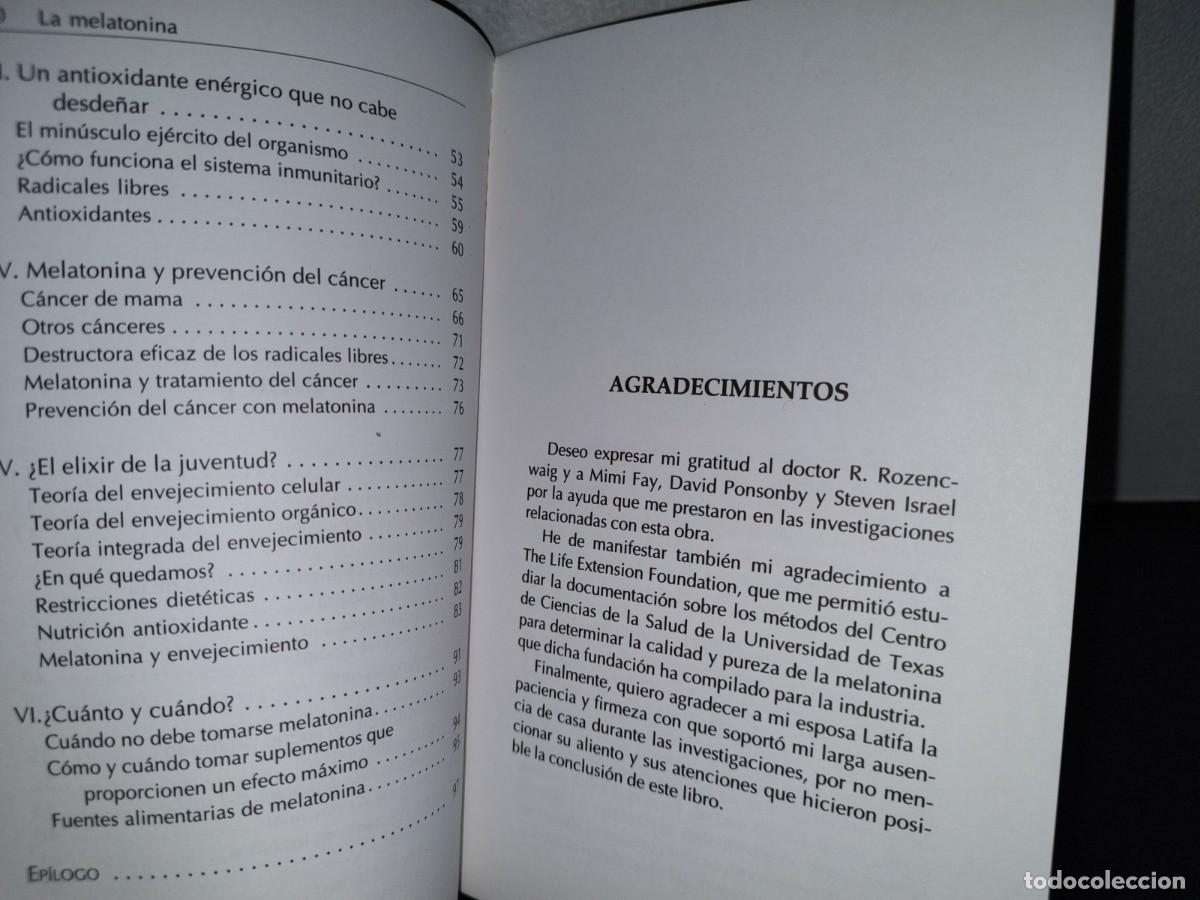Libros de segunda mano: 48- LA MELATONINA - HASNAIN WALJI - Foto 6