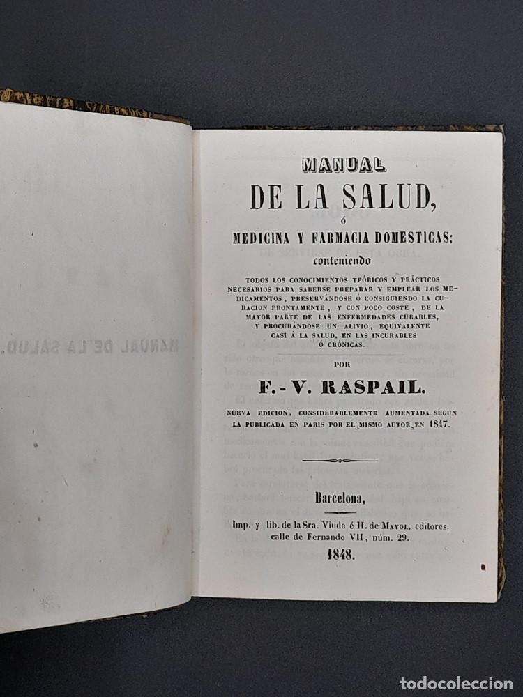 Libri di seconda mano: Manual de la Salud &oacute; Medicina y farmacia domestica, 1848