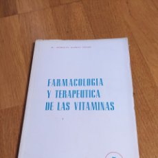 Libros de segunda mano: FARMACOLOGÍA Y TERAPEUTICA DE LAS VITAMINAS - M. MATEO TINAO - COLEC. MONOGRAFIAS Nº5 - ROCHE 1964