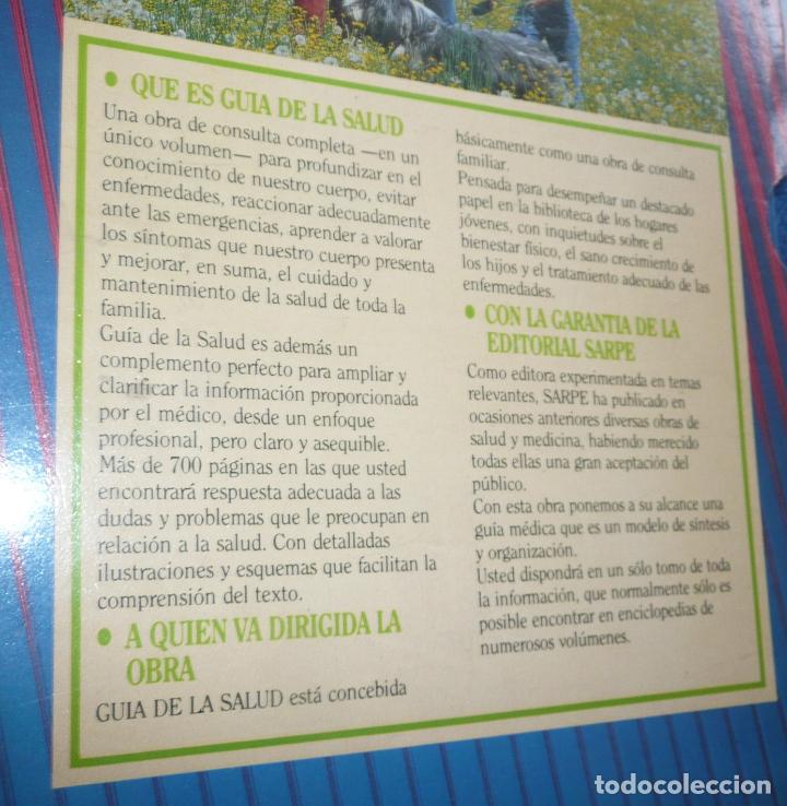 Libros de segunda mano: Gu&iacute;a de la salud (Sarpe, 1987) - Foto 3
