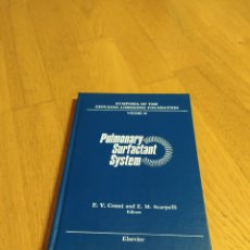 Libros de segunda mano: PULMONARY SURFACTANT SYSTEM - SIMPOSIA GIOVANNI LORENZINI - VOL. 16 - ED. ELSEVIER 1985
