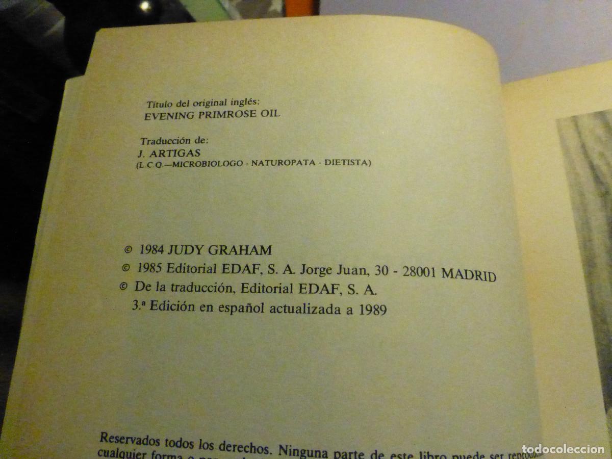 Libros de segunda mano: Libro - El aceite de Pr&iacute;mula - Judy Graham - Edaf - - Foto 3