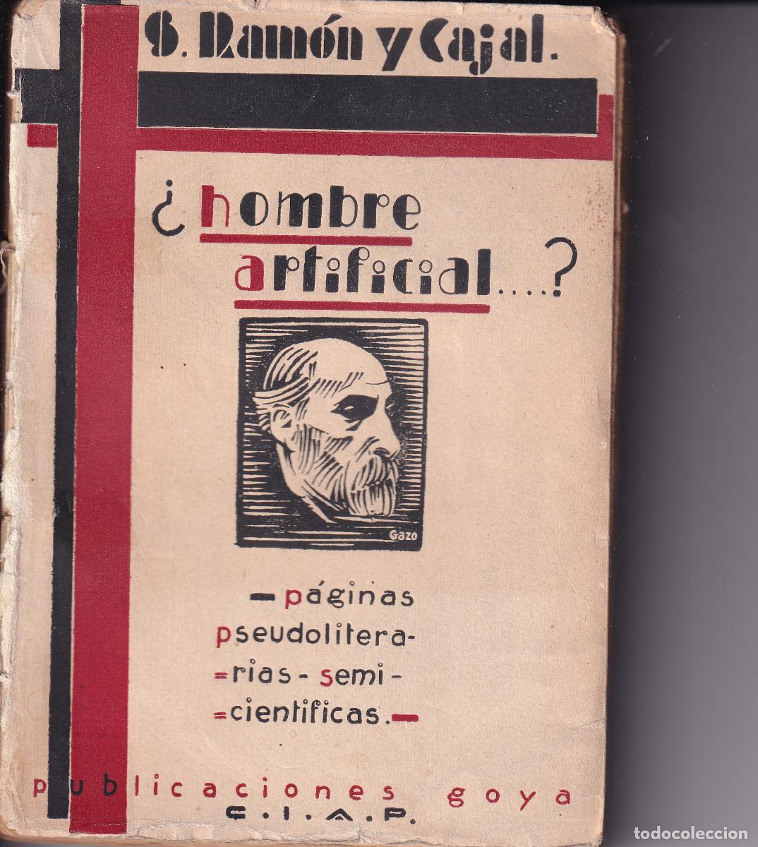 Libros de segunda mano: &iquest; HOMBRE ARTIFICIAL ? SANTIAGO RAMON Y CAJAL 1931