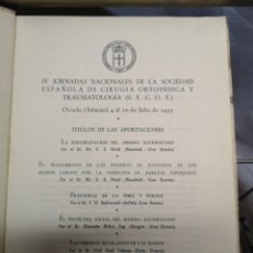 Libros de segunda mano: JORNADAS NACIONALES DE LA SOCIEDAD DE CIRUGÍA ORTOPEDICA Y TRAUMATOLOGIA. Lote 388790804