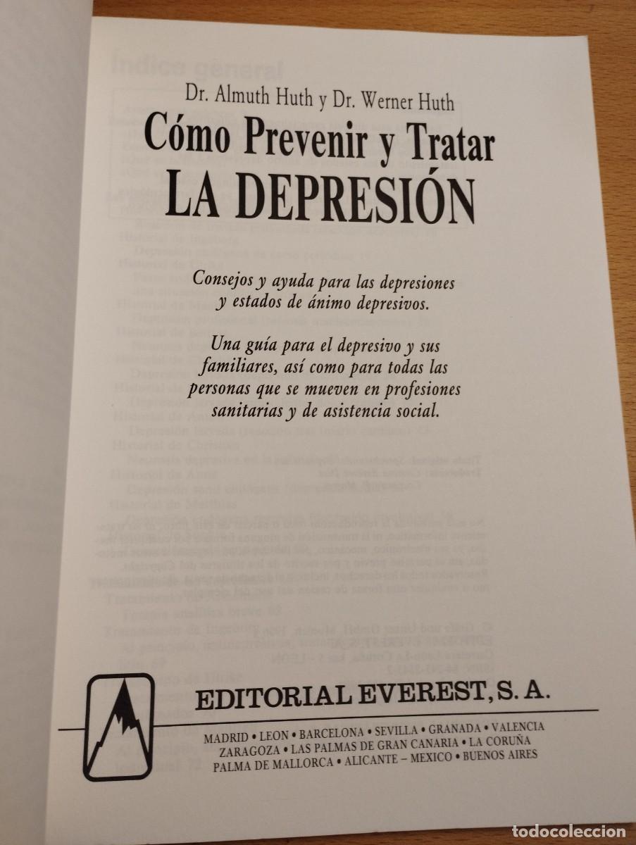 Libros de segunda mano: C&Oacute;MO PREVENIR Y TRATAR LA DEPRESI&Oacute;N (DR. ALMUTH HUTH / DR. WERNER HUTH) - Foto 2
