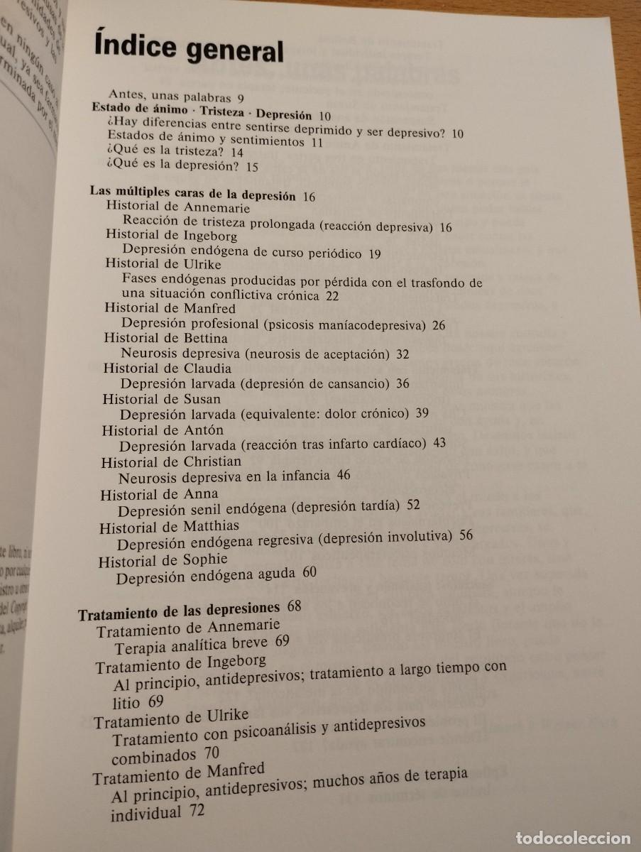 Libros de segunda mano: C&Oacute;MO PREVENIR Y TRATAR LA DEPRESI&Oacute;N (DR. ALMUTH HUTH / DR. WERNER HUTH) - Foto 3