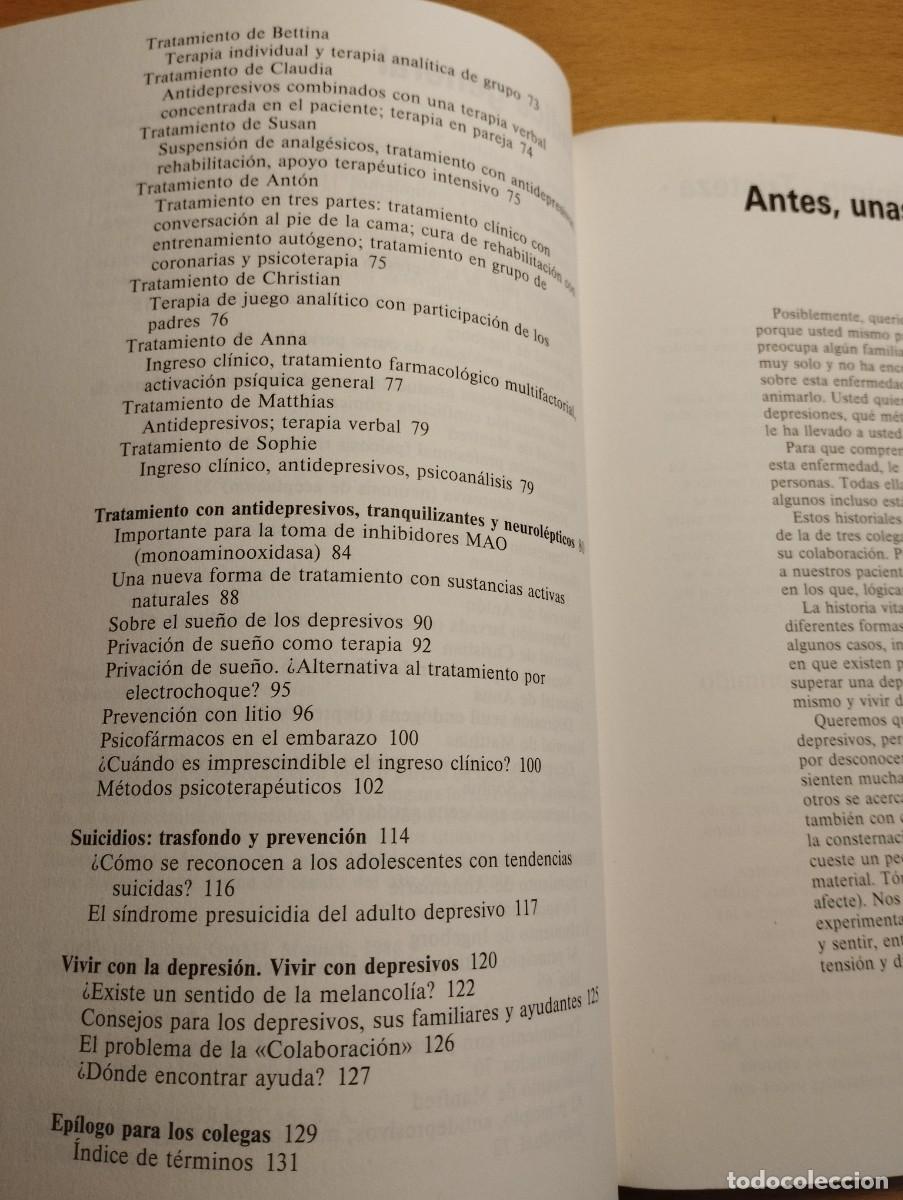 Libros de segunda mano: C&Oacute;MO PREVENIR Y TRATAR LA DEPRESI&Oacute;N (DR. ALMUTH HUTH / DR. WERNER HUTH) - Foto 4