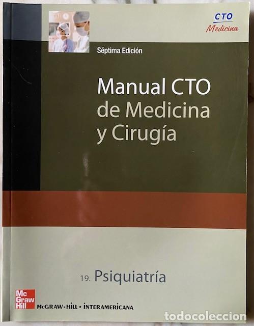 manual cto de medicina y cirugia. 19. psiquiatr - Buy Used books about  medicine, pharmacy and health on todocoleccion