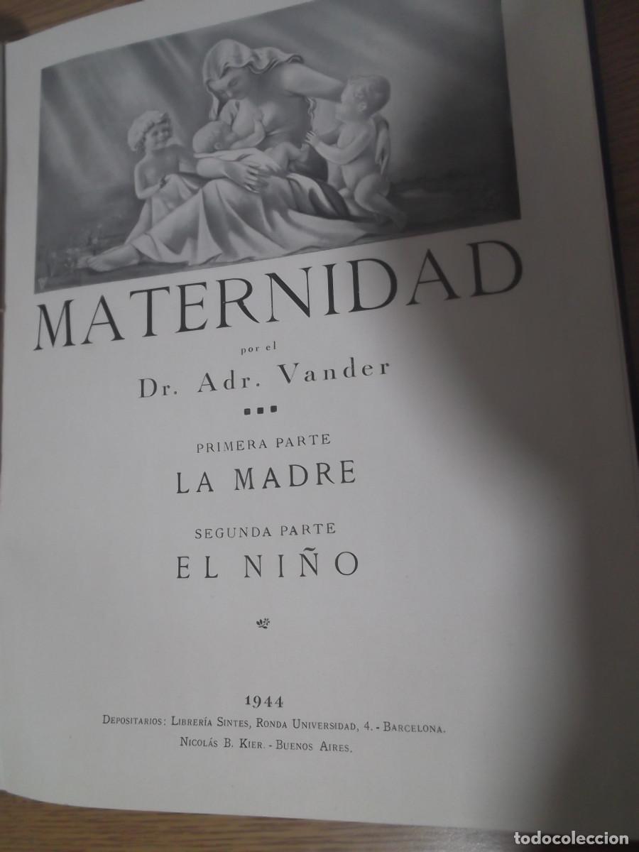 Libros de segunda mano: MATERNIDAD DOCTOR VANDER. - Foto 2