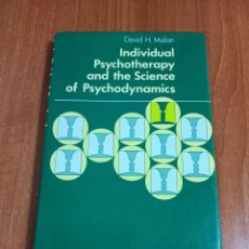 Libros de segunda mano: INDIVIDUAL PSYCOTHERAPY AND THE SCIENCE OF PSYCODYNAMICS.. Lote 389814469