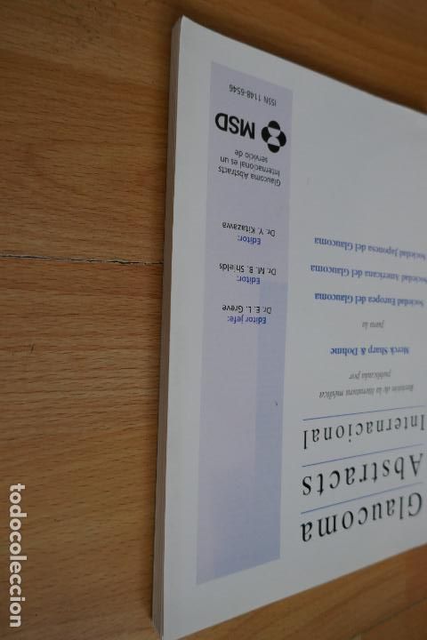 Libros de segunda mano: Glaucoma Abstract Internacional - Foto 3