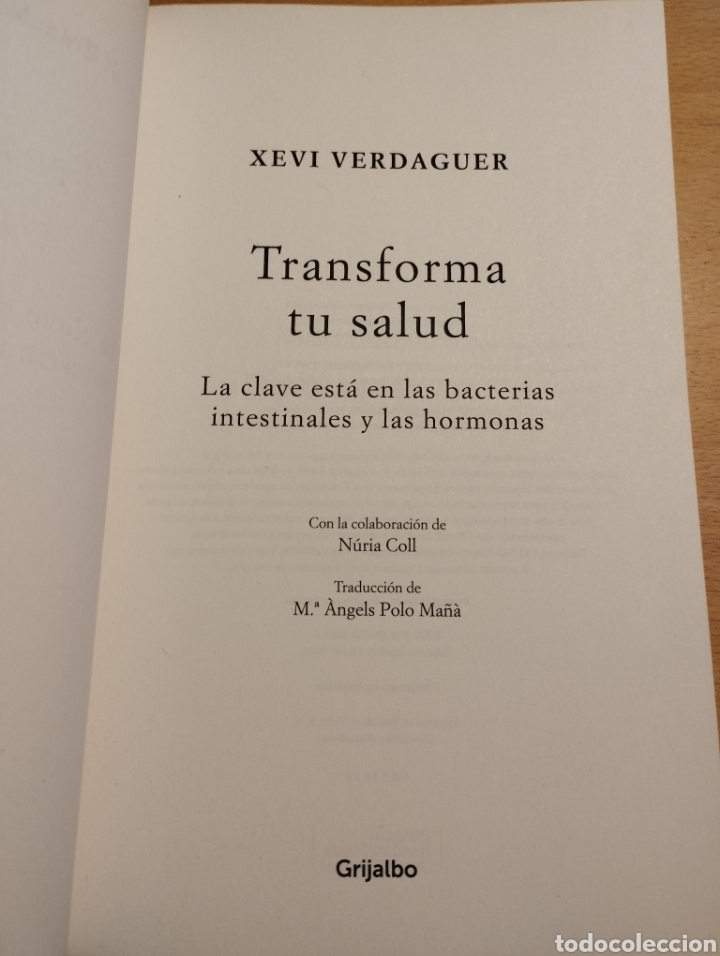 Libros de segunda mano: TRANSFORMA TU SALUD (XEVI VERDAGUER) - Foto 2